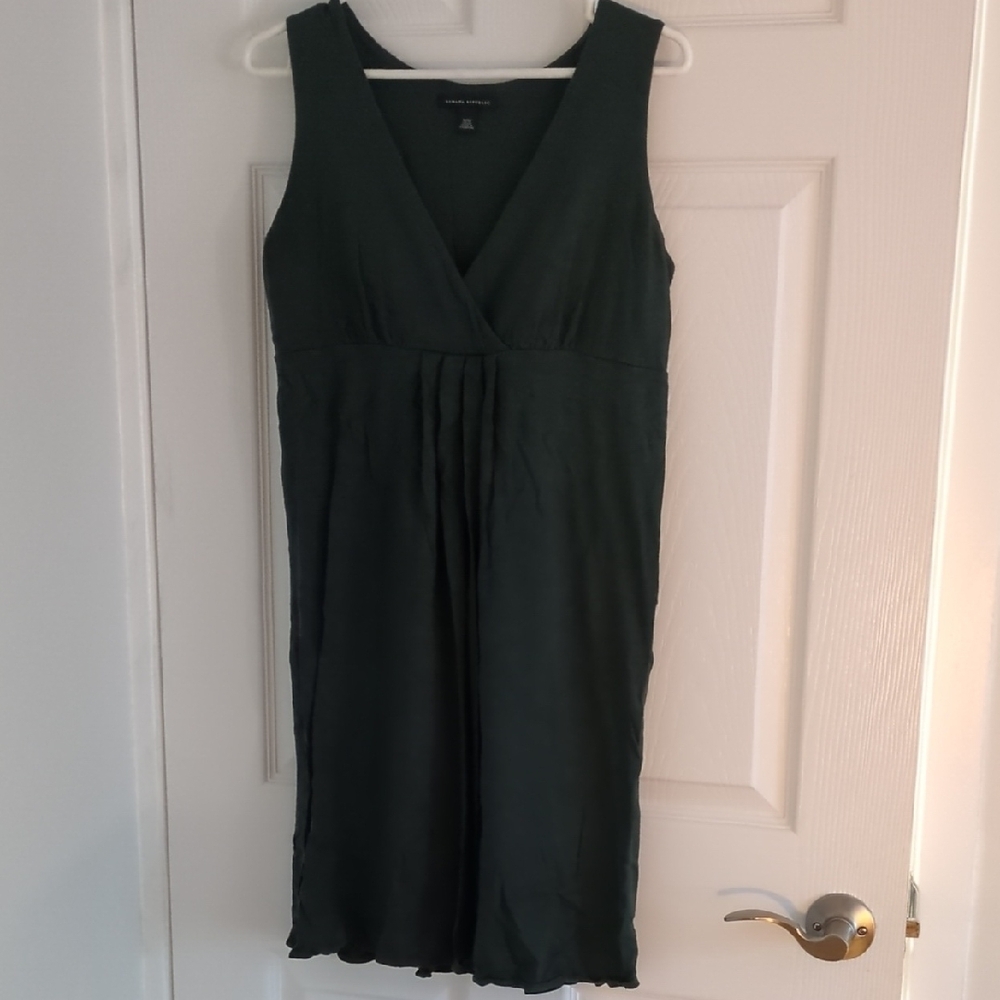 Banana Republic Dark Green Sleeveless Dress (M)